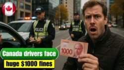 Canada’s New Driving Law Enforced From 29 Nov 2025 — $1,000 Fines Shock Drivers Nationwide